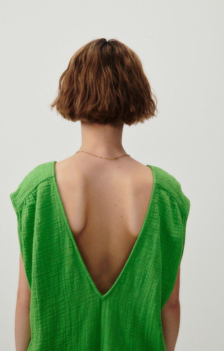 American Vintage Robe Femme Oyobay - JARDIN 0 Sans Manches Vert - E23