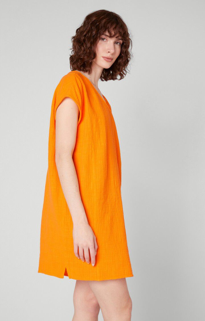 American Vintage Robe Femme Oyobay - ORANGEADE Sans Manches Orange - E22