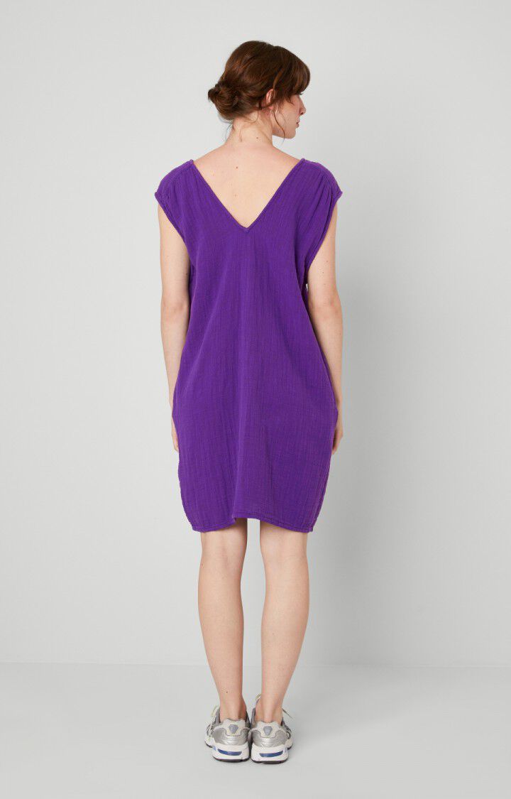 American Vintage Robe Femme Oyobay - VIOLET Sans Manches Violet - E23