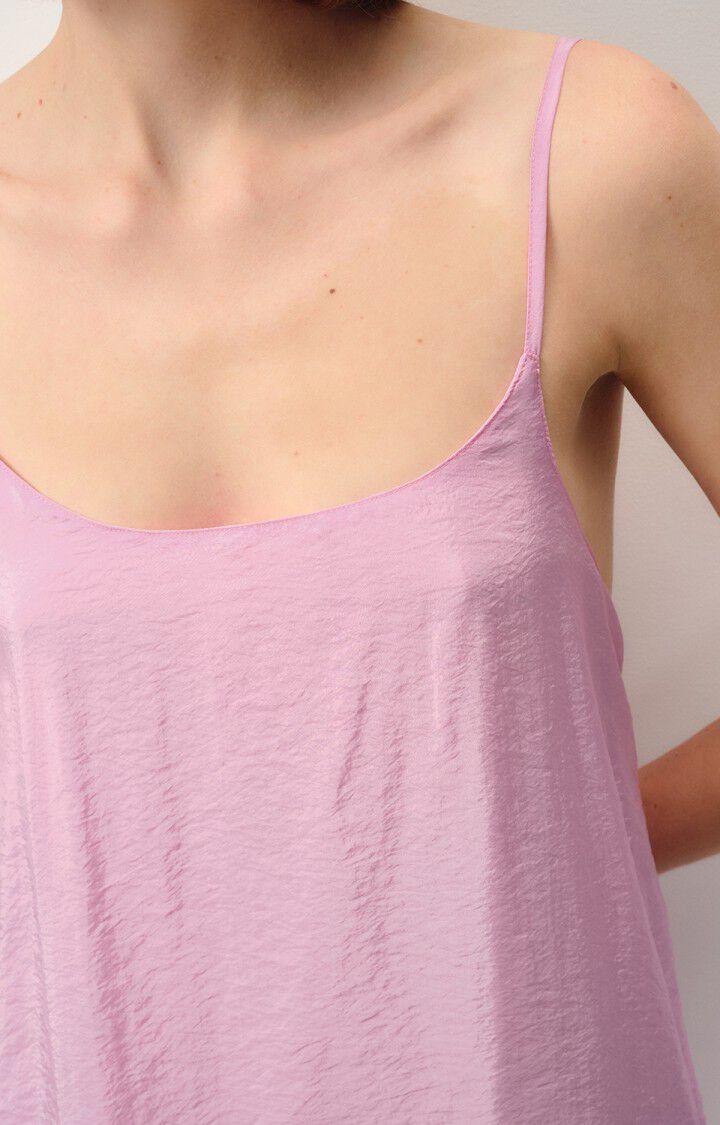 American Vintage Robe Femme Scarow - CHAMALLOW 0 Fines Bretelles Rose - E24