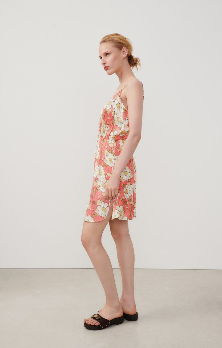 American Vintage Robe Femme Shaning - ANNIE 0 Fines Bretelles Rose - E24