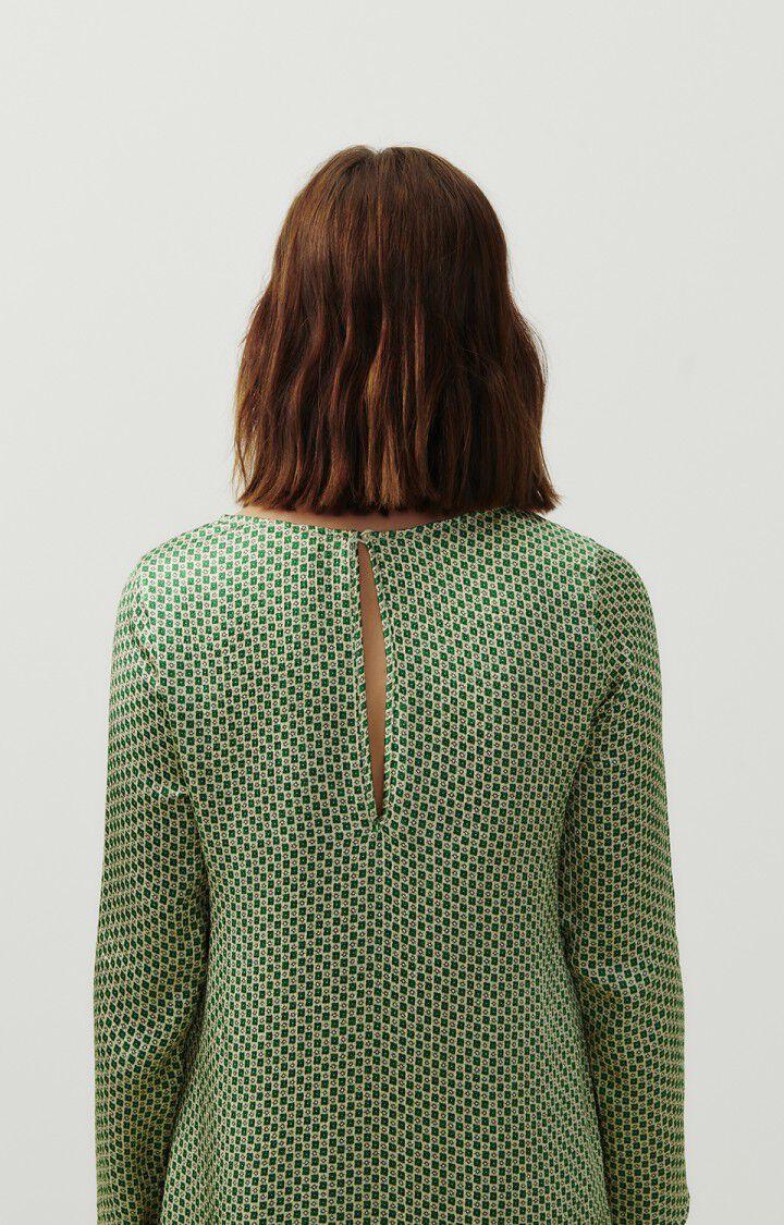 American Vintage Robe Femme Shaning - ARMANDE 58 Manches Longues Vert - E24