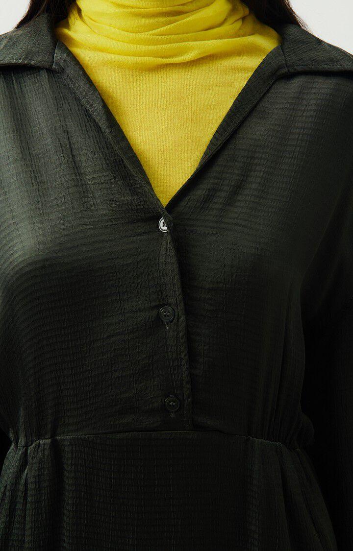 American Vintage Robe Femme Shaning - BONZAI 39 Manches Longues Noir - H23