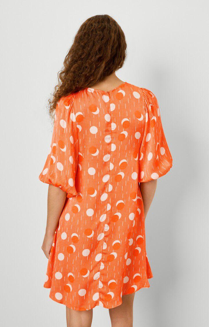 American Vintage Robe Femme Shaning - EDDY 41 Manches Courtes Orange - E23