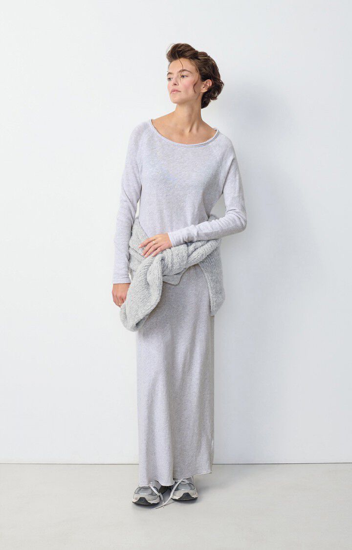 American Vintage Robe Femme Sonoma - ARCTIQUE CHINE 67 Manches Longues Gris - H24