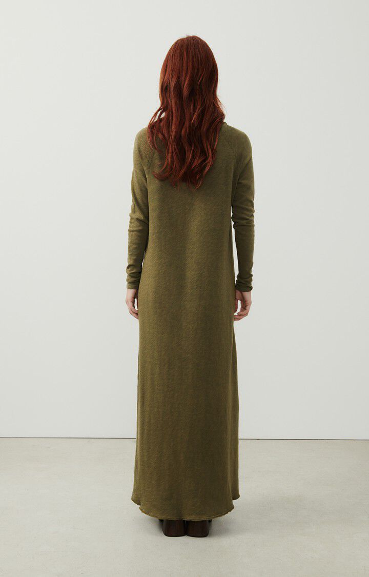 American Vintage Robe Femme Sonoma - BUISSON VINTAGE 67 Manches Longues Vert - H24