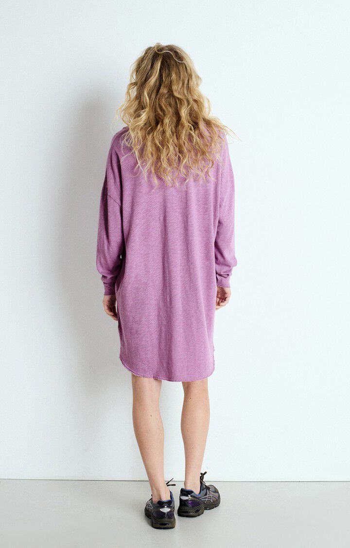 American Vintage Robe Femme Sonoma - LILAS VINTAGE 47 Manches Longues Violet - E25