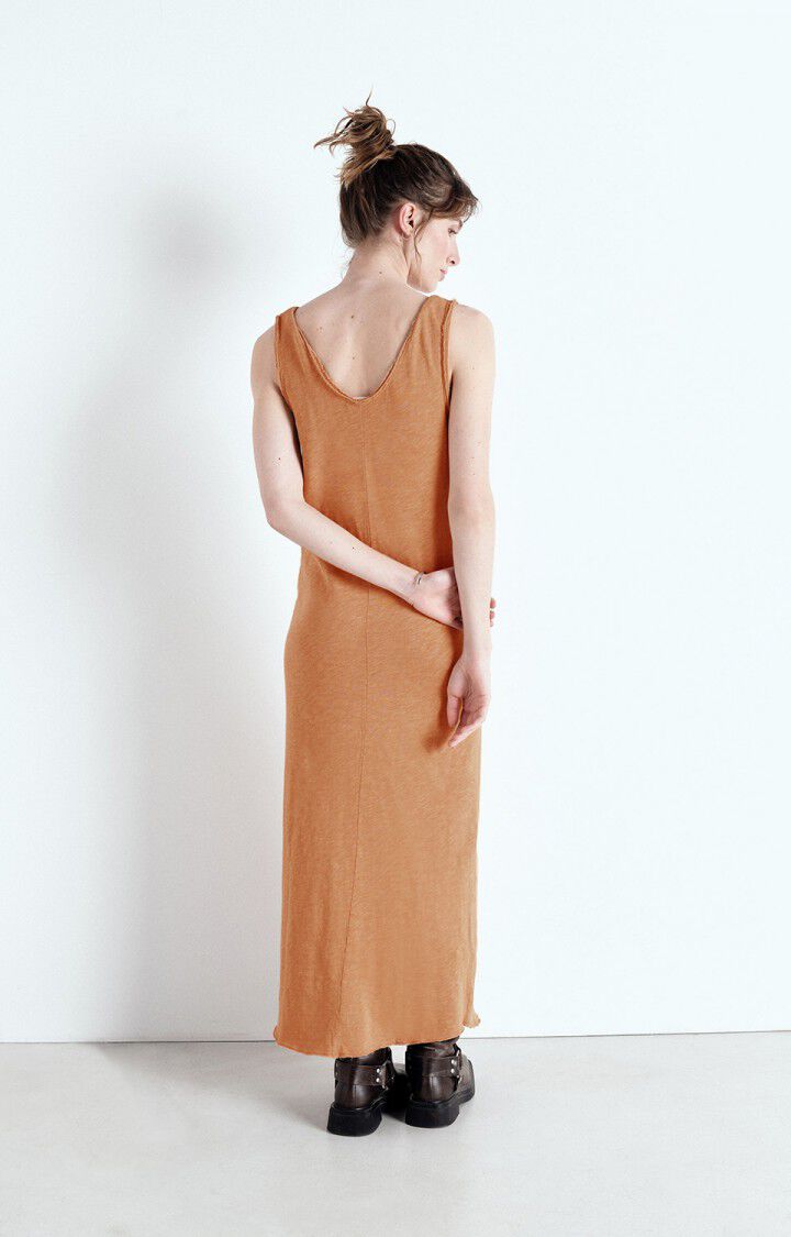 American Vintage Robe Femme Sonoma - NOISETIER VINTAGE 0 Sans Manches Marron - E25