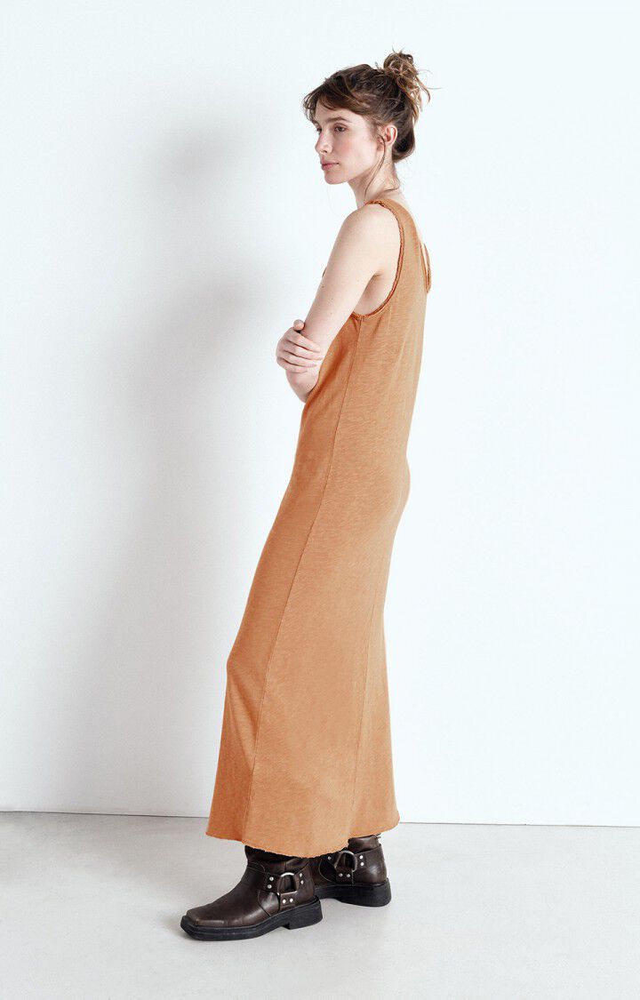 American Vintage Robe Femme Sonoma - NOISETIER VINTAGE 0 Sans Manches Marron - E25