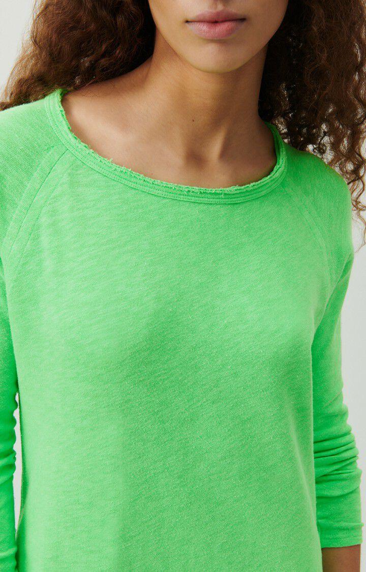 American Vintage Robe Femme Sonoma - PERRUCHE FLUO 67 Manches Longues Vert - E24