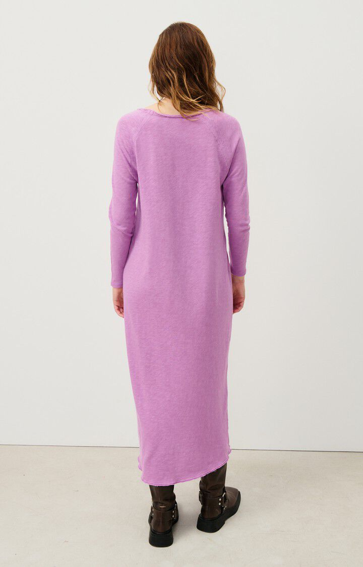 American Vintage Robe Femme Sonoma - ROSE INDIEN VINTAGE 67 Manches Longues Violet - H24