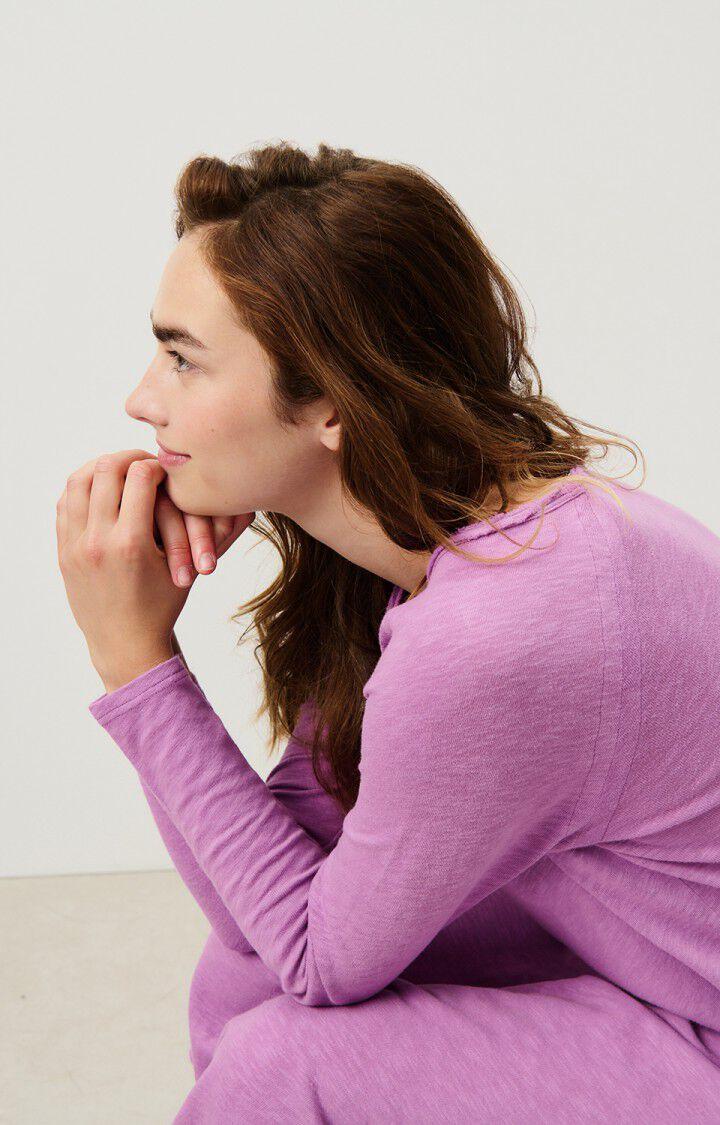 American Vintage Robe Femme Sonoma - ROSE INDIEN VINTAGE 67 Manches Longues Violet - H24