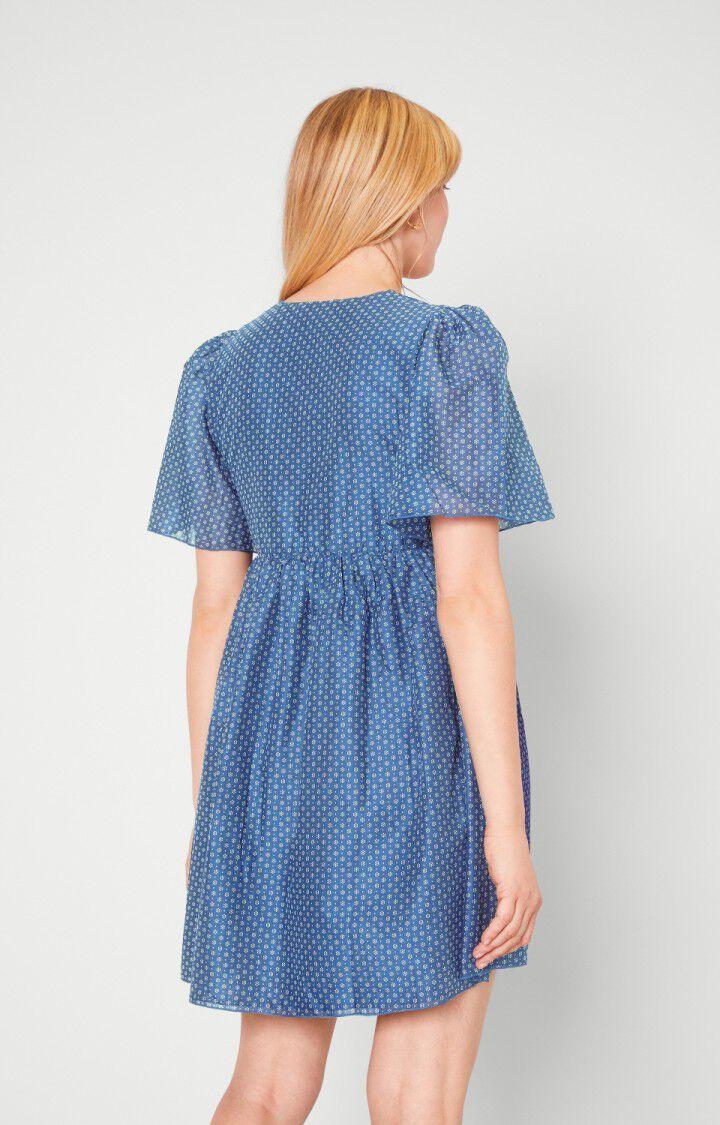 American Vintage Robe Femme Timolet - COLETTE Manches Courtes Bleu - E20