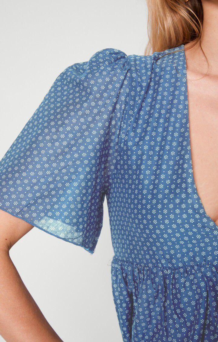 American Vintage Robe Femme Timolet - COLETTE Manches Courtes Bleu - E20