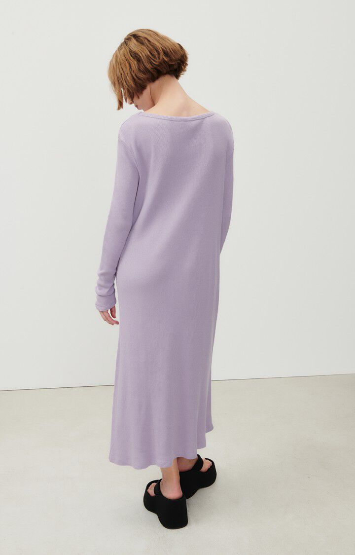 American Vintage Robe Femme Toledo - PARME 63 Manches Longues Violet - E23