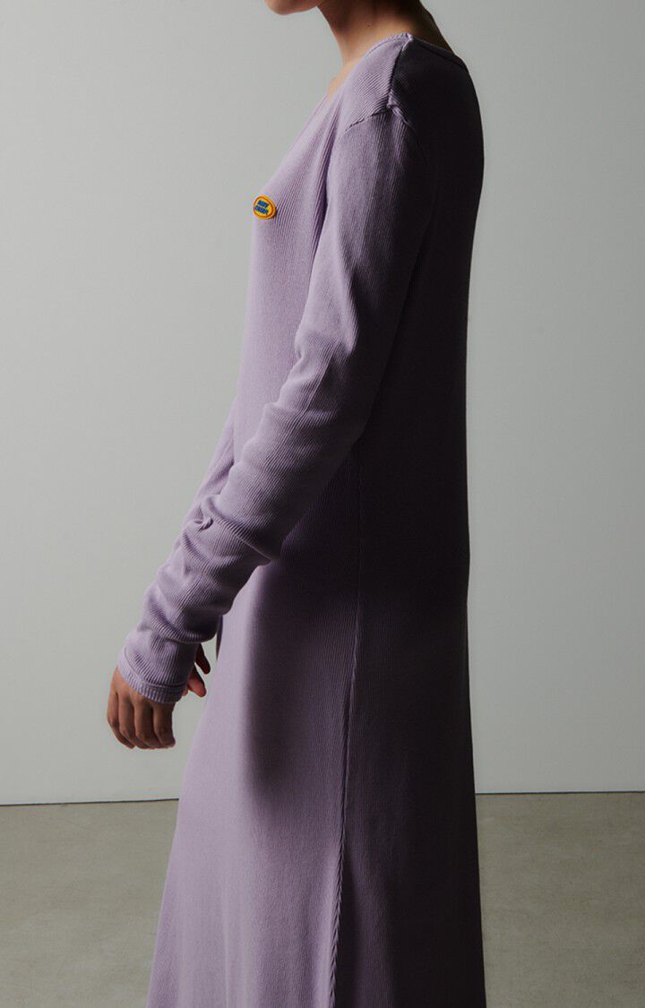 American Vintage Robe Femme Toledo - PARME 63 Manches Longues Violet - E23