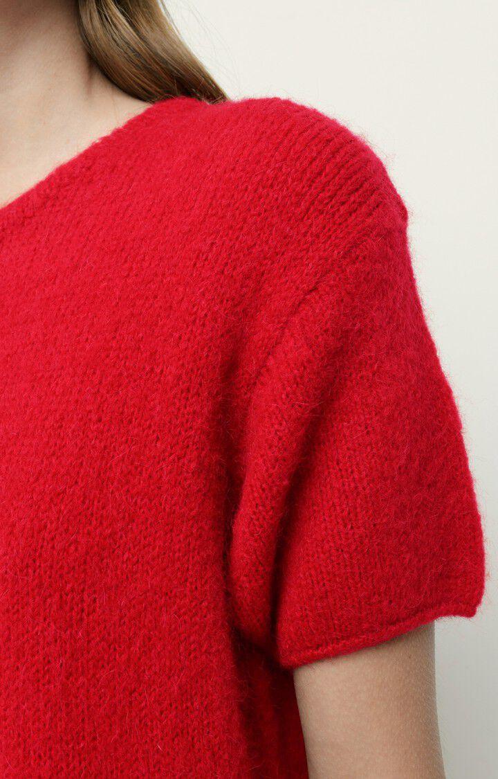 American Vintage Robe Femme Vacaville - GROSEILLE Manches Courtes Rouge - E20