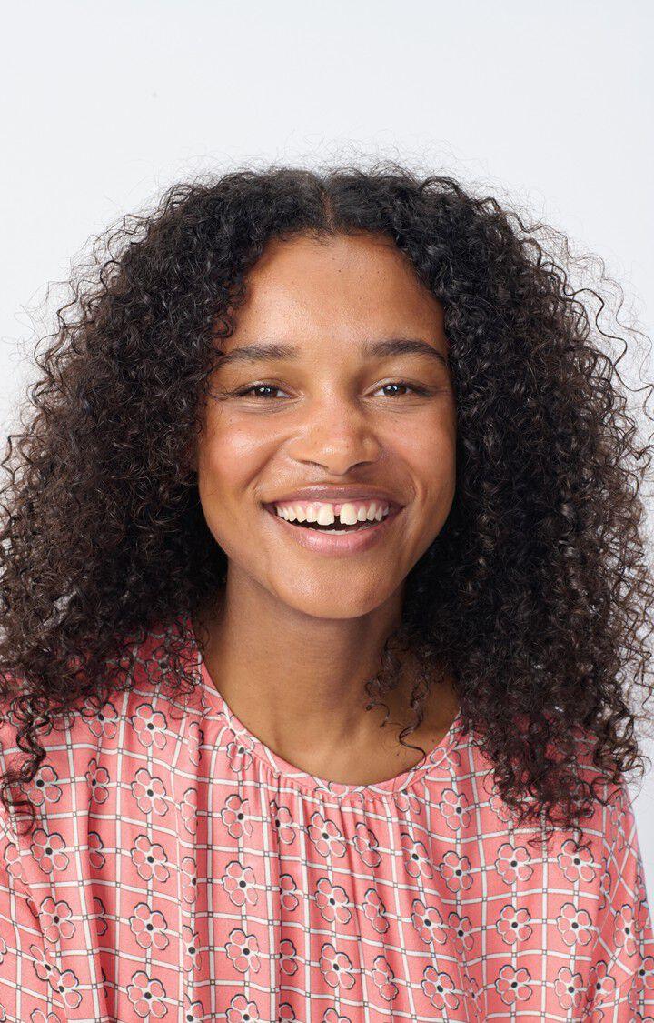 American Vintage Robe Femme Varym - AMY 52 Manches Longues Rose - H24