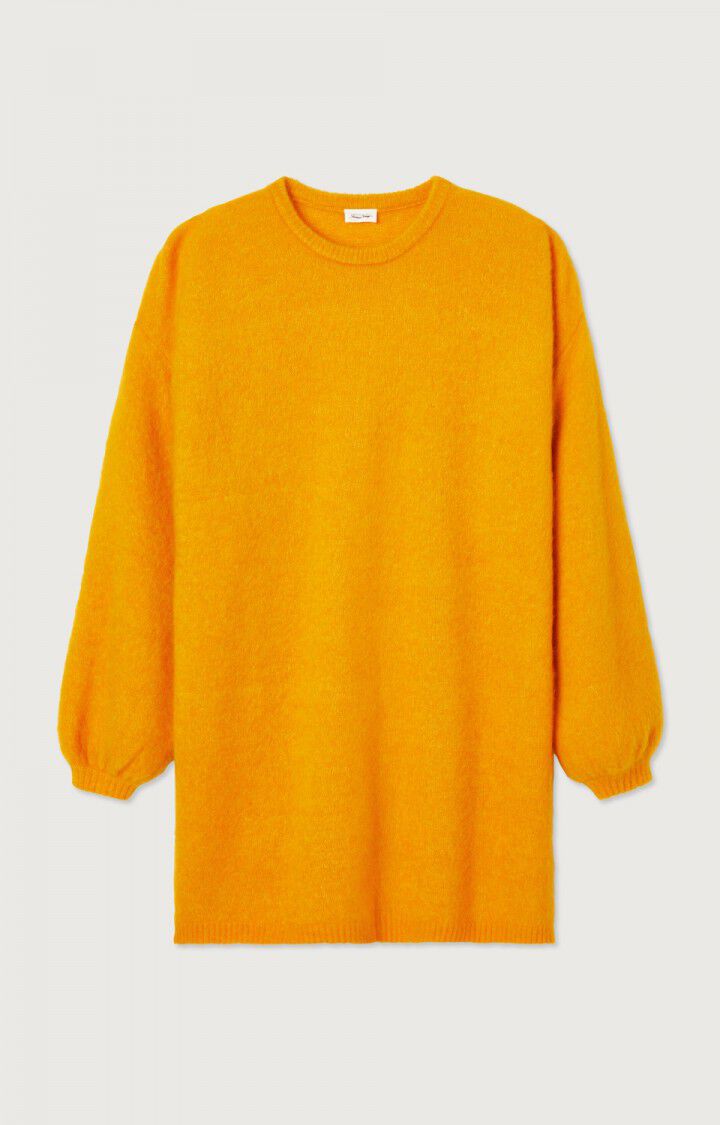 american vintage Robe femme Vitow - CURCUMA Jaune - E23B