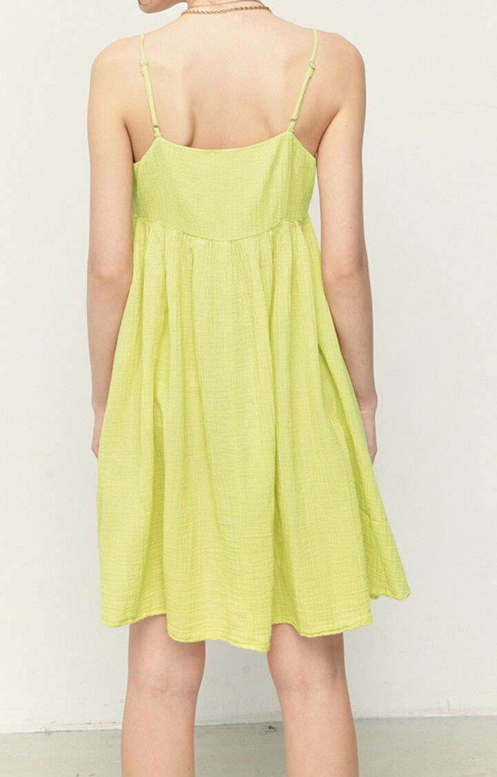American Vintage Robe Femme Welow - BANANE Fines Bretelles Jaune - E22