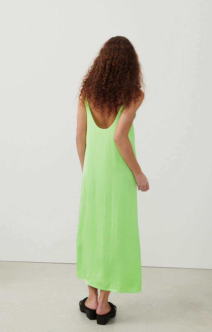 American Vintage Robe Femme Widland - AMANDERAIE 0 Fines Bretelles Vert - E24