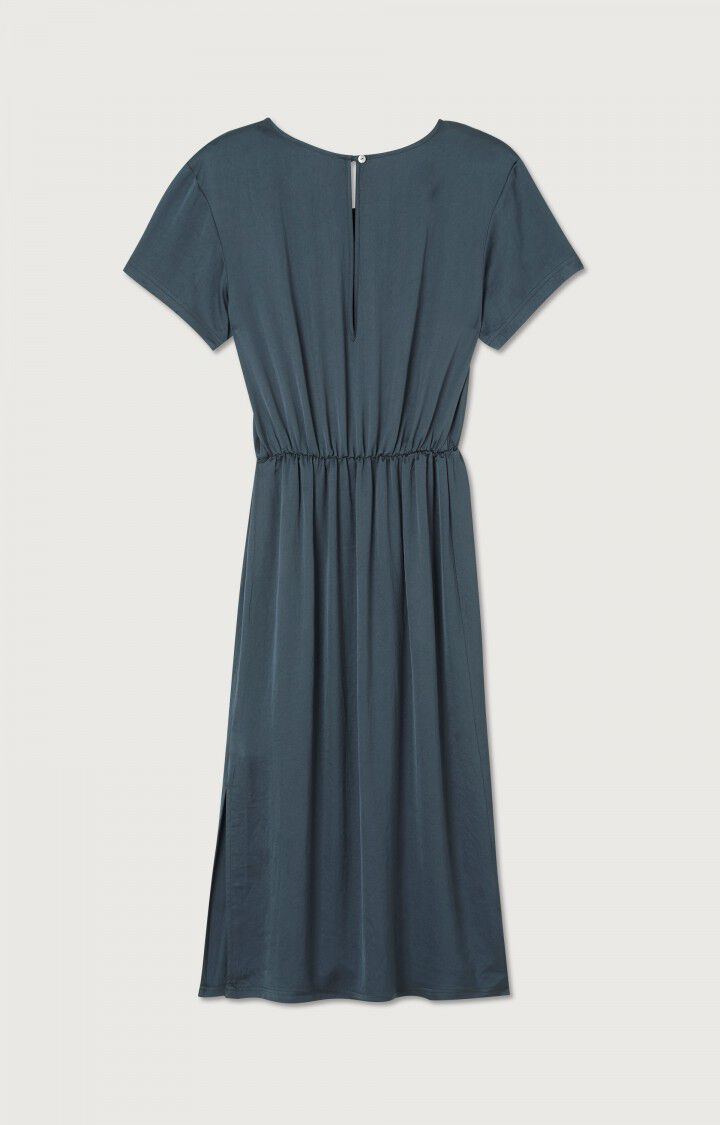 American Vintage Robe Femme Widland - OMBRE Manches Courtes Gris - E23B