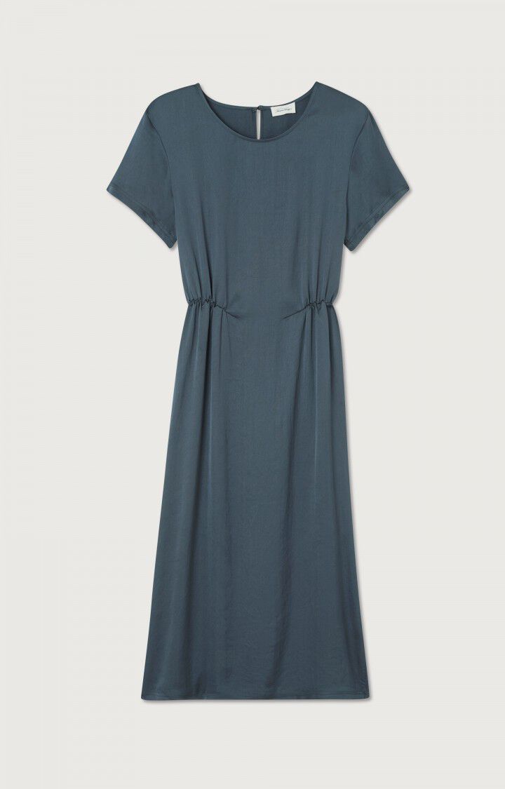 american vintage Robe femme Widland - OMBRE Manches courtes Gris - E23B