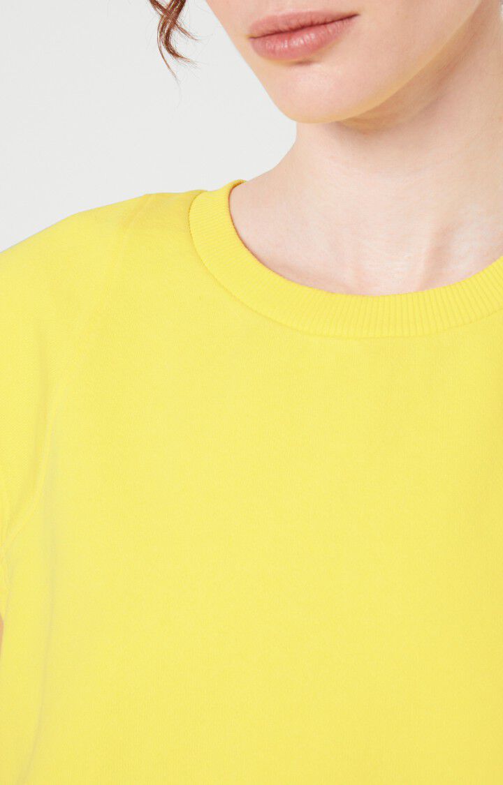 American Vintage Robe Femme Wititi - ANANAS VINTAGE Manches Courtes Jaune - E21