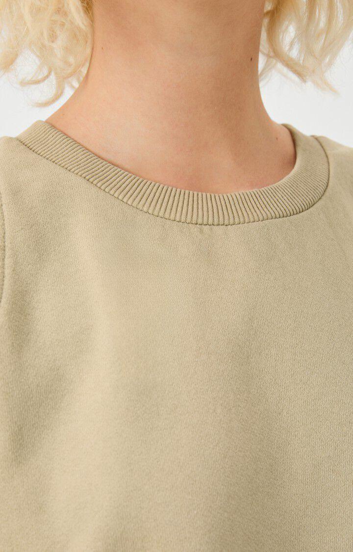 American Vintage Robe Femme Wititi - LATTE VINTAGE Manches Courtes Beige - E21