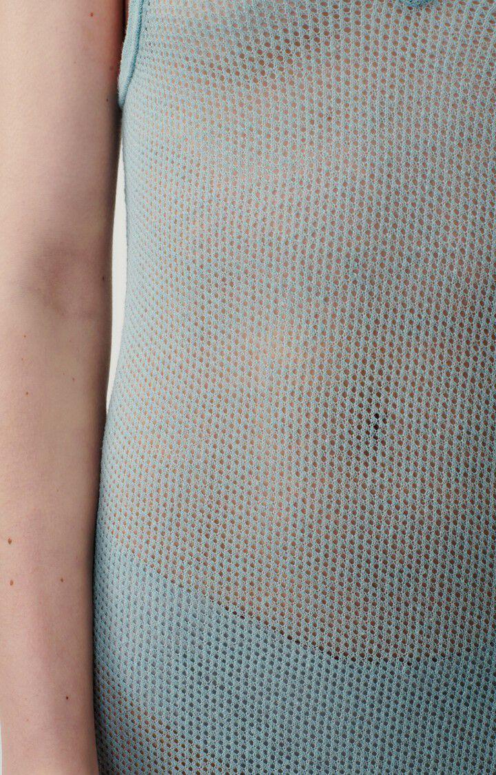 American Vintage Robe Femme Yogo - SOURCE 0 Fines Bretelles Bleu - E24