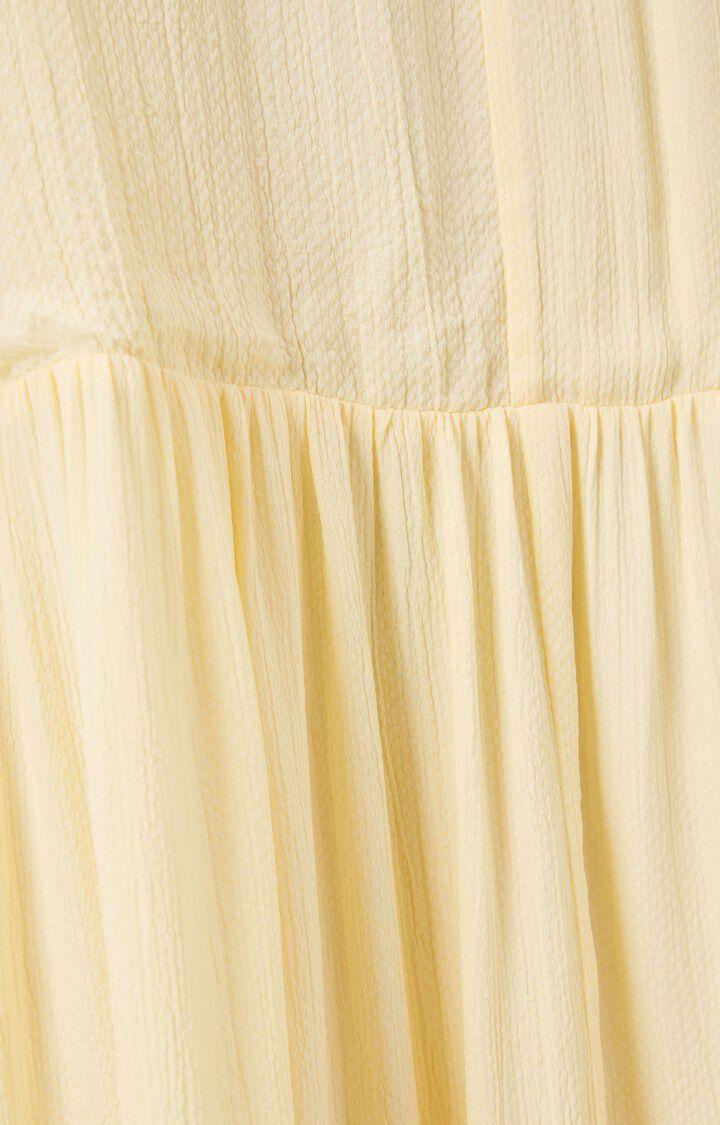 American Vintage Robe Femme Yumy - COQUILLE Manches Courtes Jaune - E22