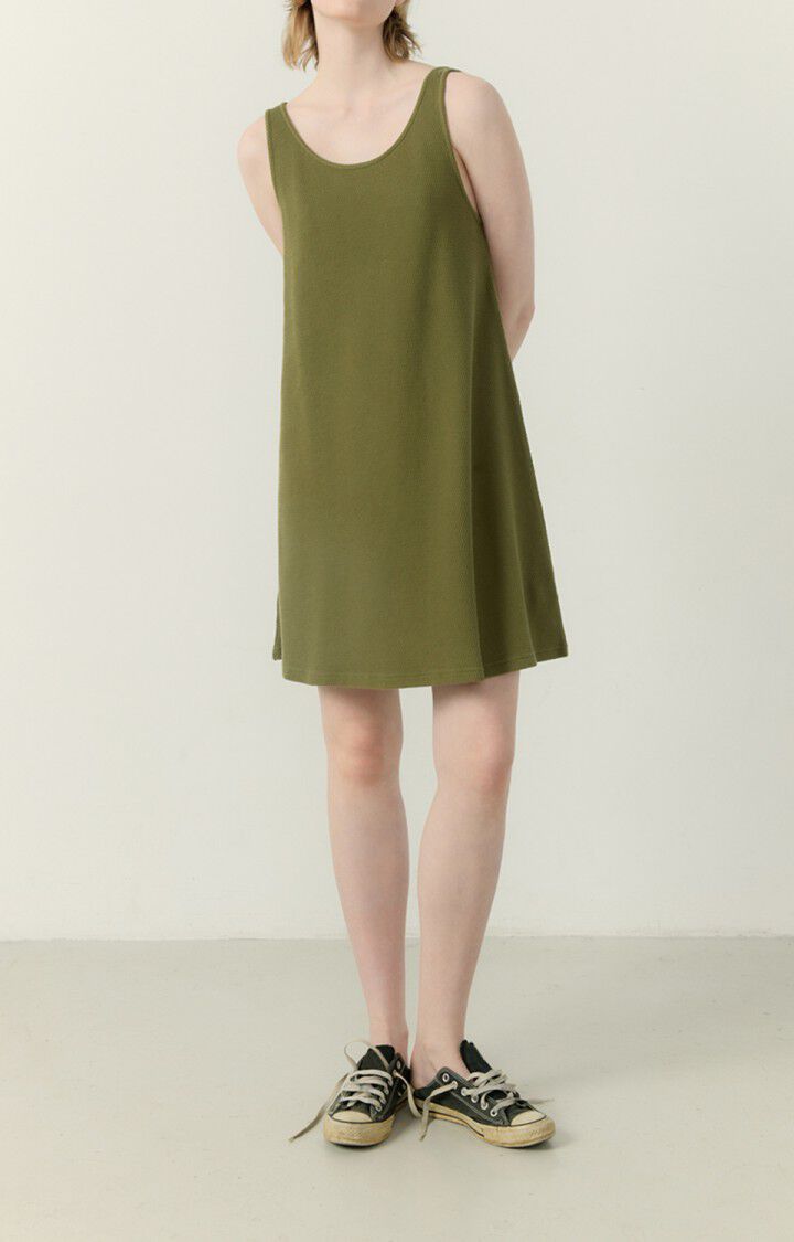 American Vintage Robe Femme Zymy - THYM 0 Sans Manches Vert - E23
