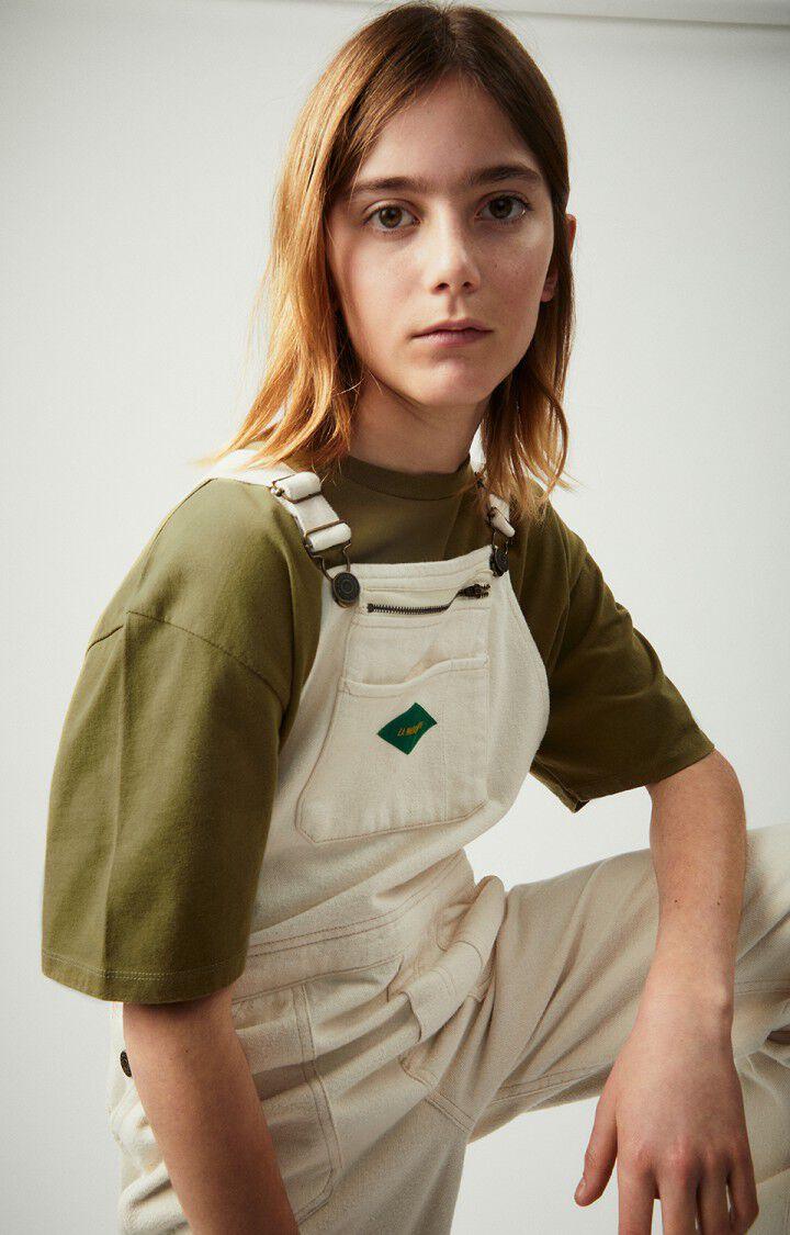 American Vintage Salopette Enfant Spywood - ECRU 0 Fines Bretelles Beige - E25