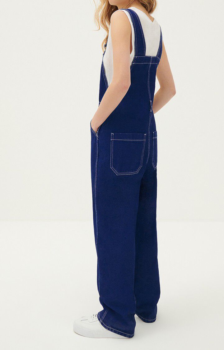 American Vintage Salopette Femme Gambird - INDIGO Fines Bretelles Bleu - E21