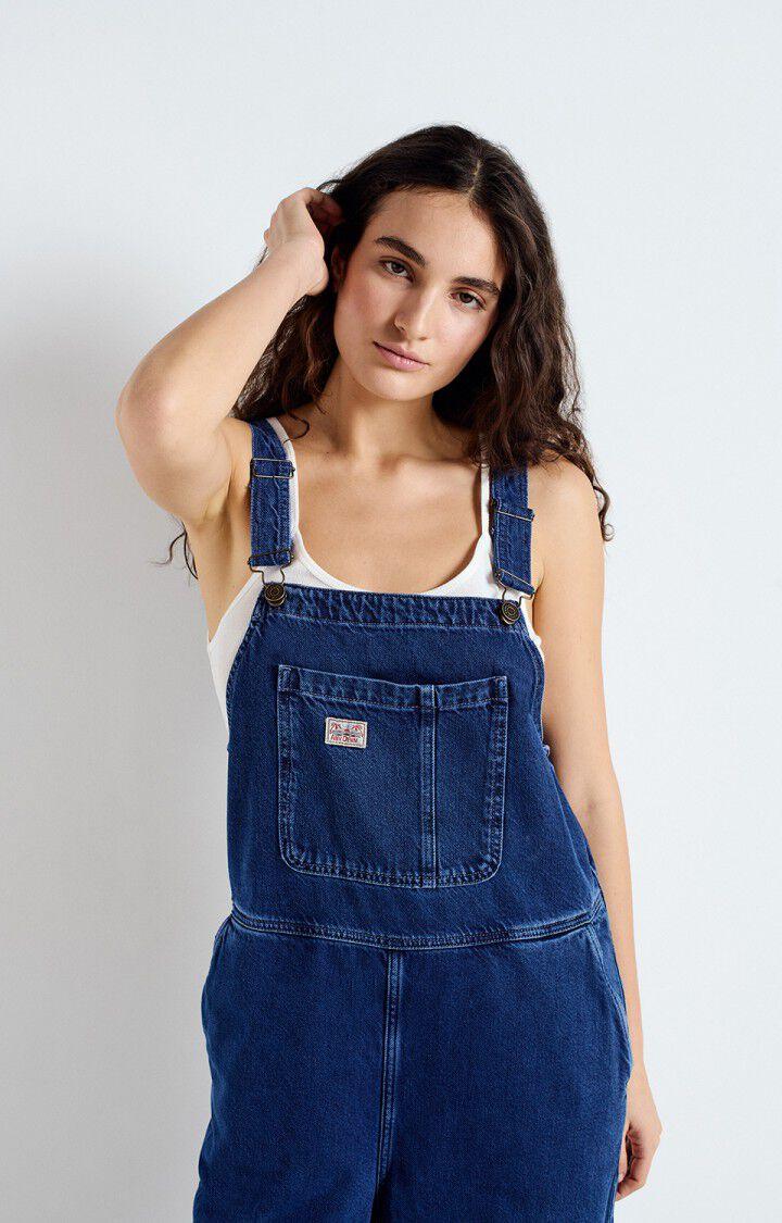 American Vintage Salopette Femme Joybird - INDIGO 0 Fines Bretelles Bleu - E25
