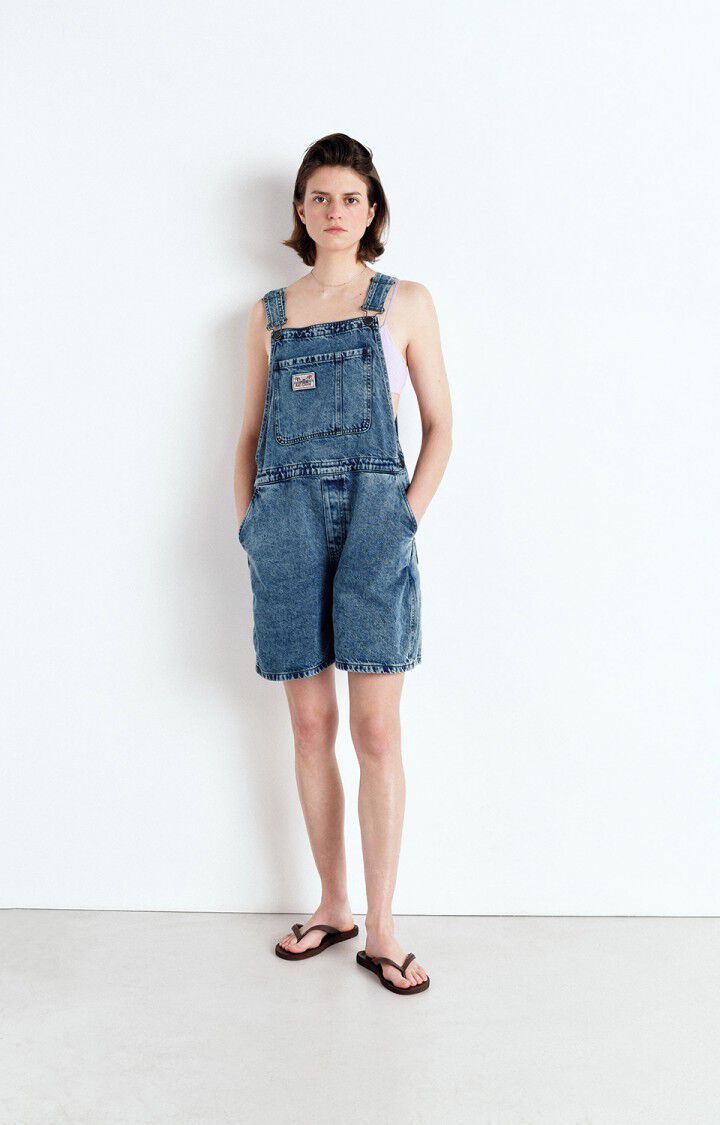 American Vintage Salopette Femme Joybird - STONE Bleu - E25