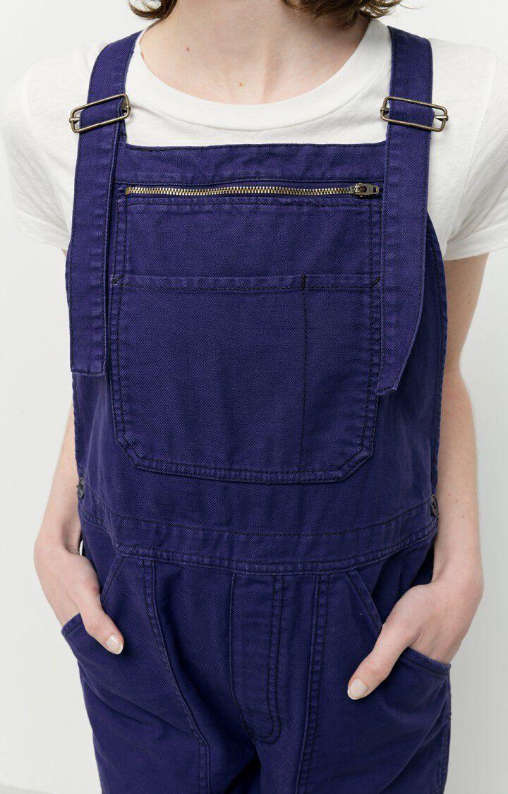American Vintage Salopette Femme Otyburg - INDIGO VINTAGE Fines Bretelles Bleu - E22