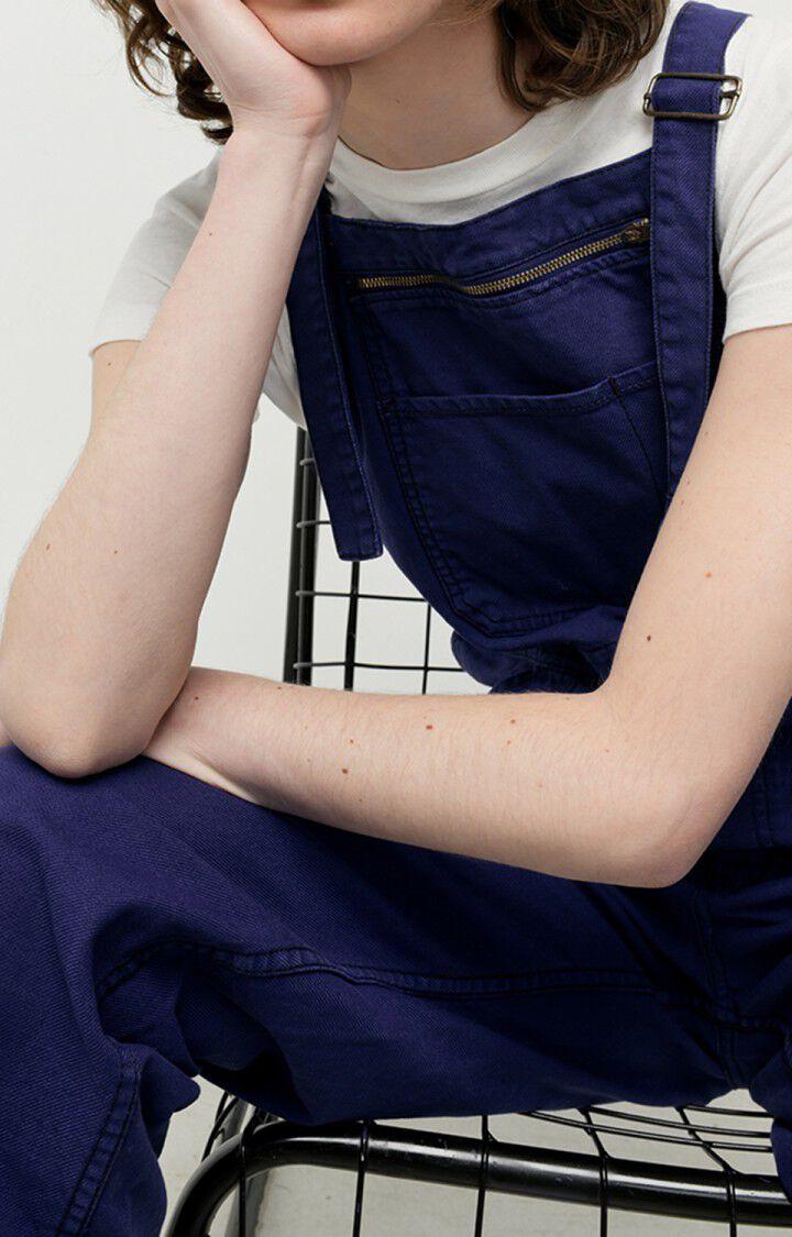 American Vintage Salopette Femme Otyburg - INDIGO VINTAGE Fines Bretelles Bleu - E22