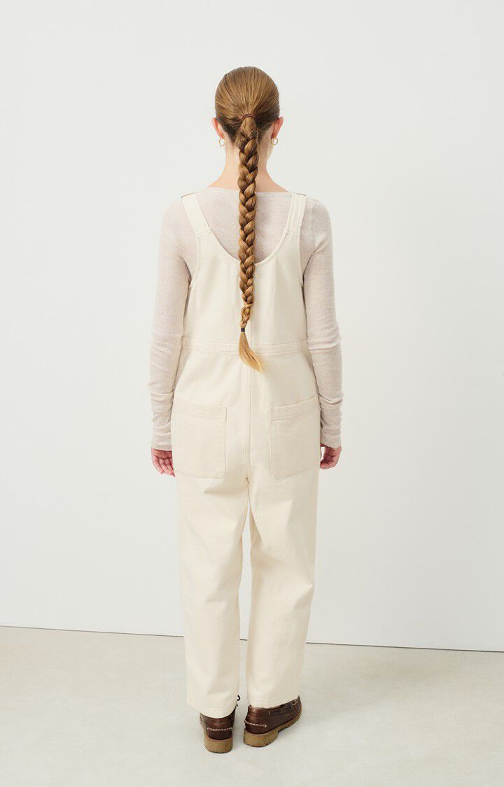 American Vintage Salopette Femme Spywood - ECRU 0 Fines Bretelles Beige - H23