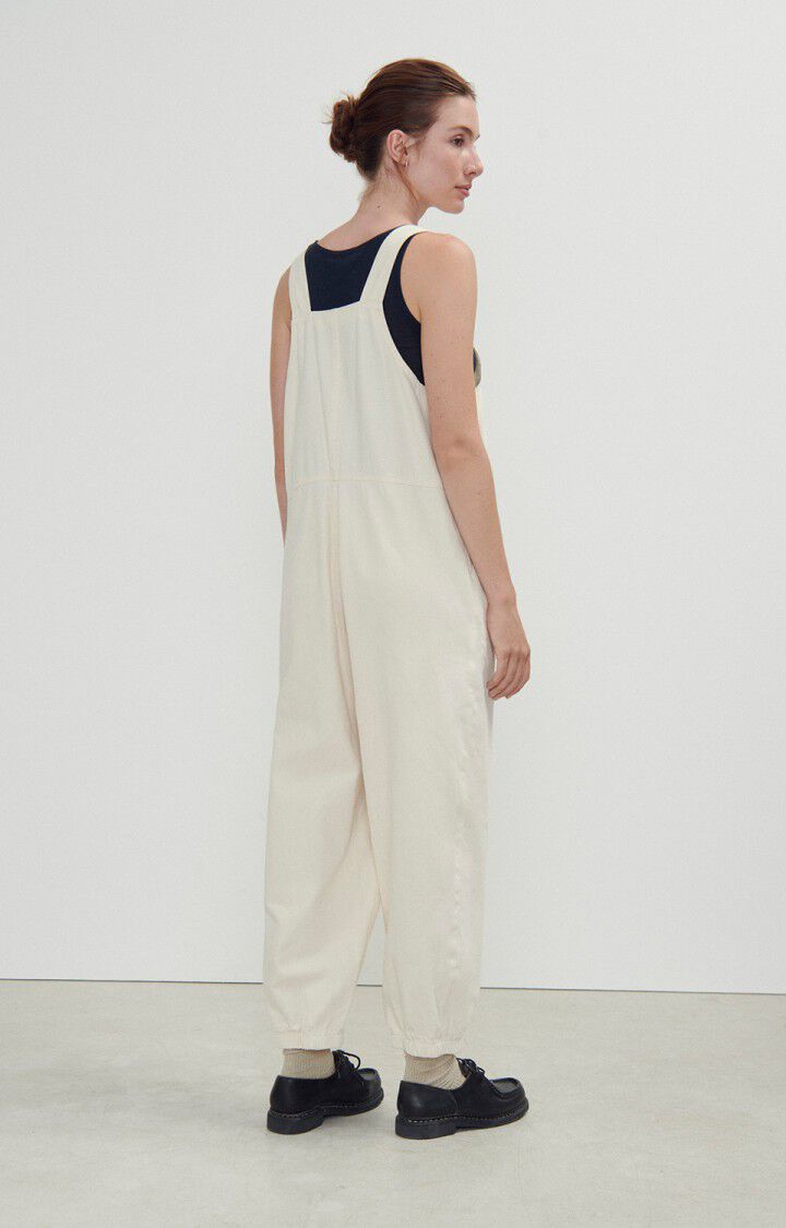 American Vintage Salopette Femme Tirabay - ECRU 0 Sans Manches Beige - H23
