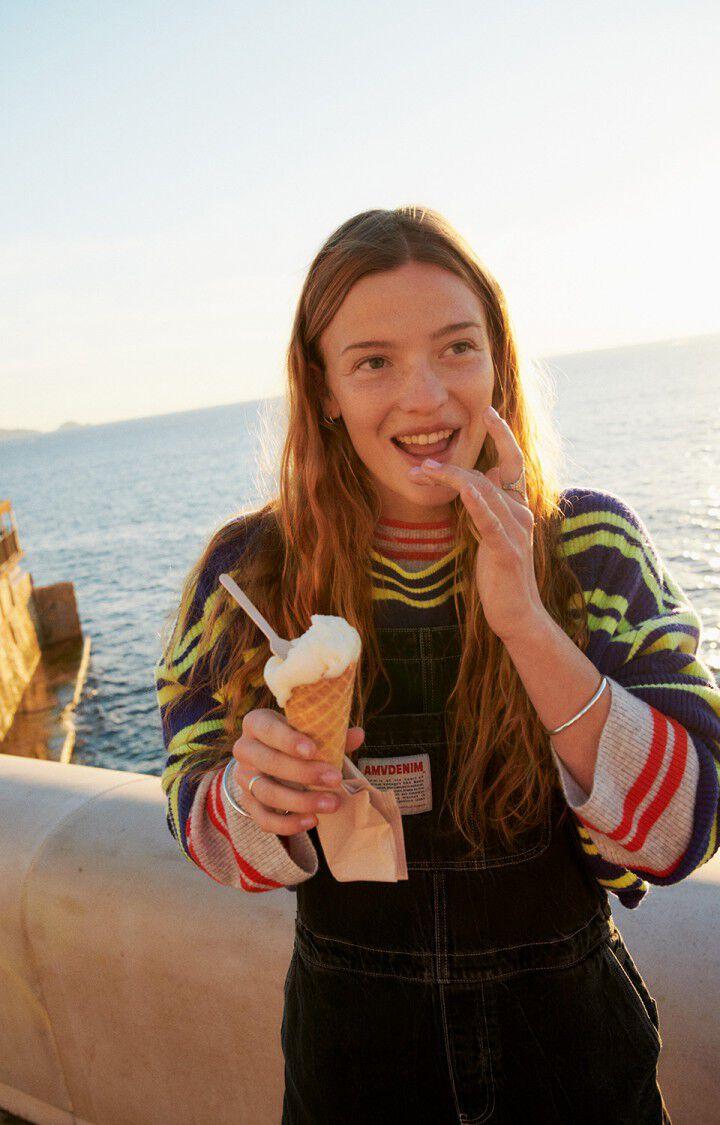 American Vintage Salopette Femme Yopday - BLACK VINTAGE Noir - E25