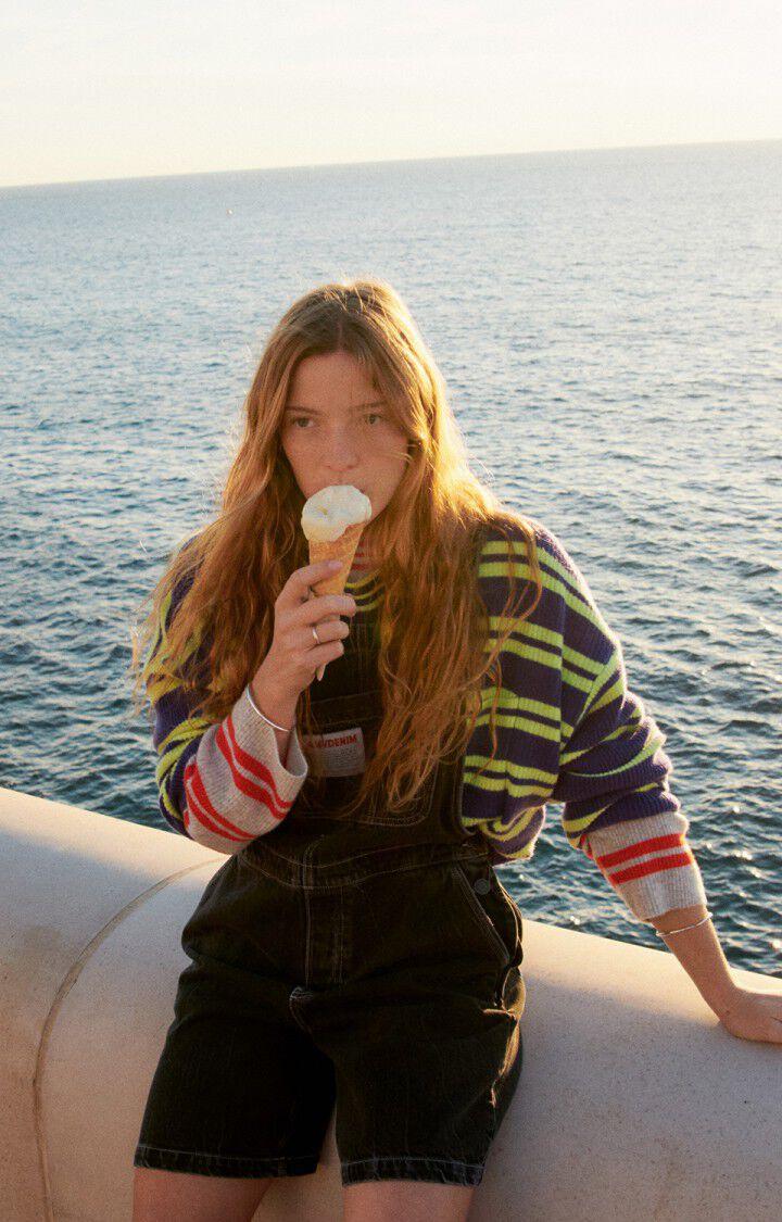 american vintage Salopette femme Yopday - BLACK VINTAGE Noir - E25