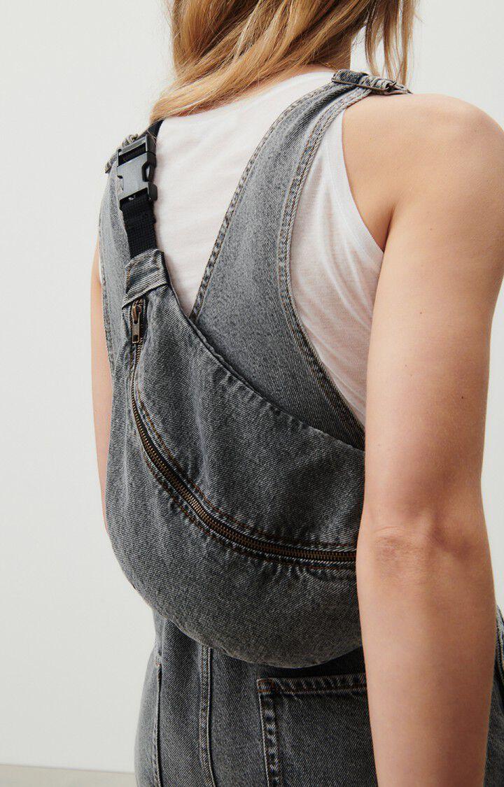 American Vintage Salopette Femme Yopday - SALT AND PEPPER 0 Sans Manches Gris - E23