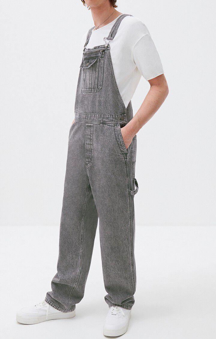 American Vintage Salopette Homme Blinwood - GREY Fines Bretelles Gris - E21