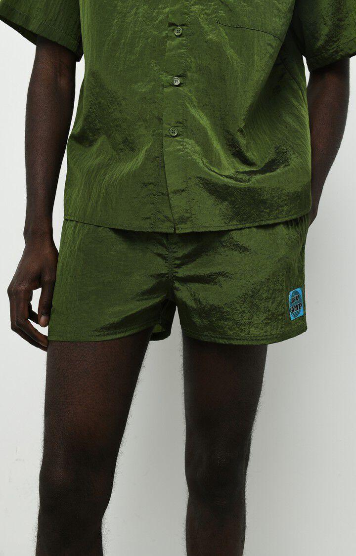 american vintage Short de bain homme Ovostreet - MARAIS Vert - E22