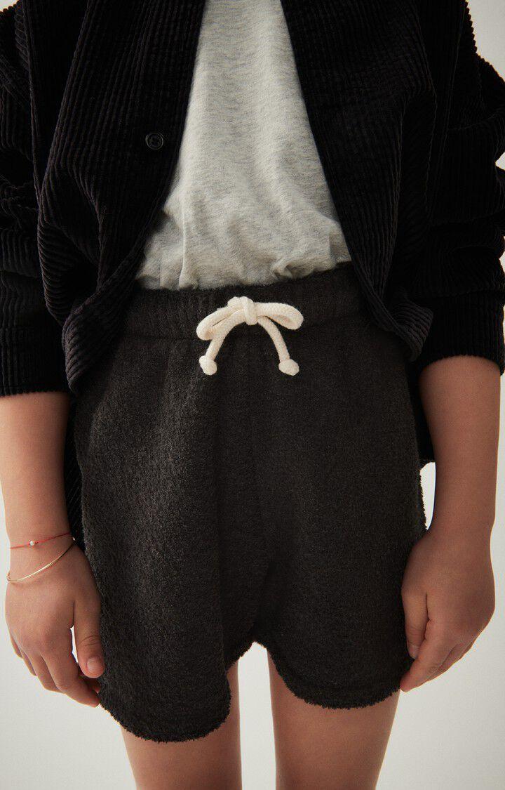 american vintage Short enfant Bobypark - ANTHRACITE CHINE Gris - E24