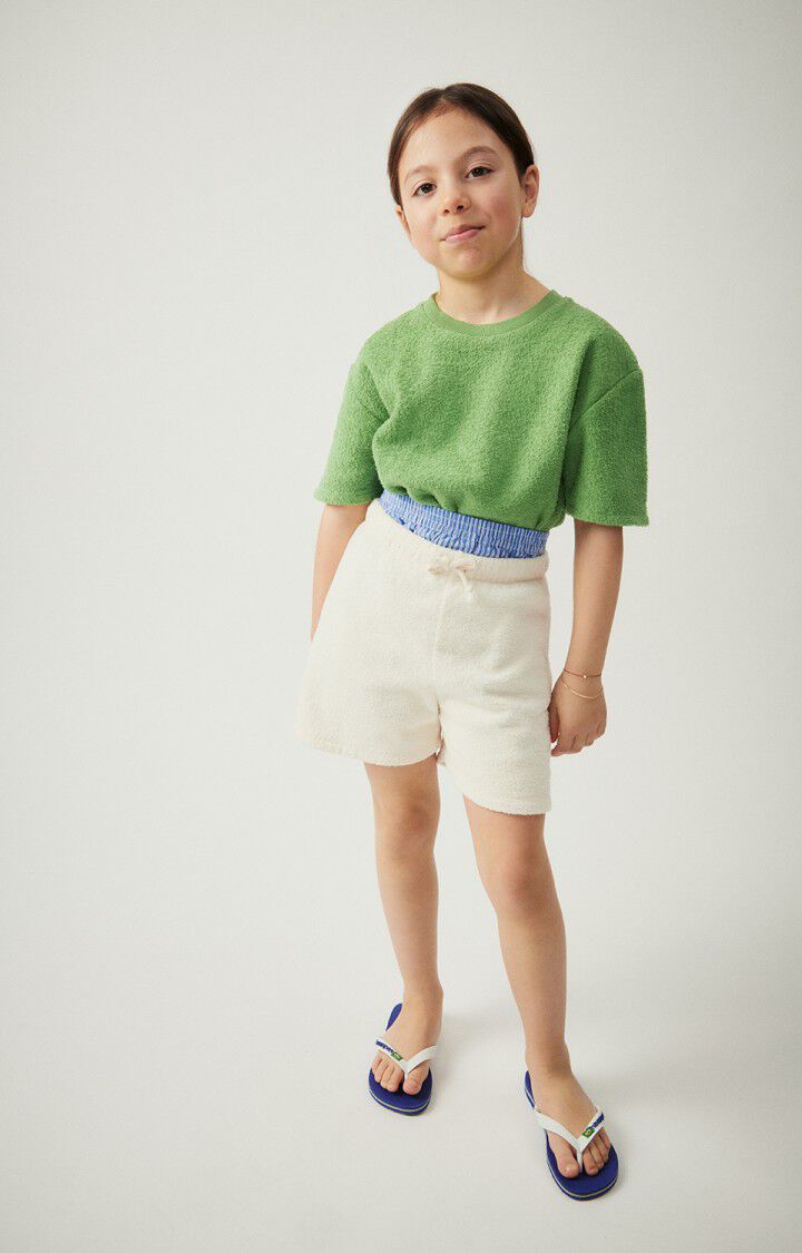 american vintage Short enfant Bobypark - ECRU Beige - E25