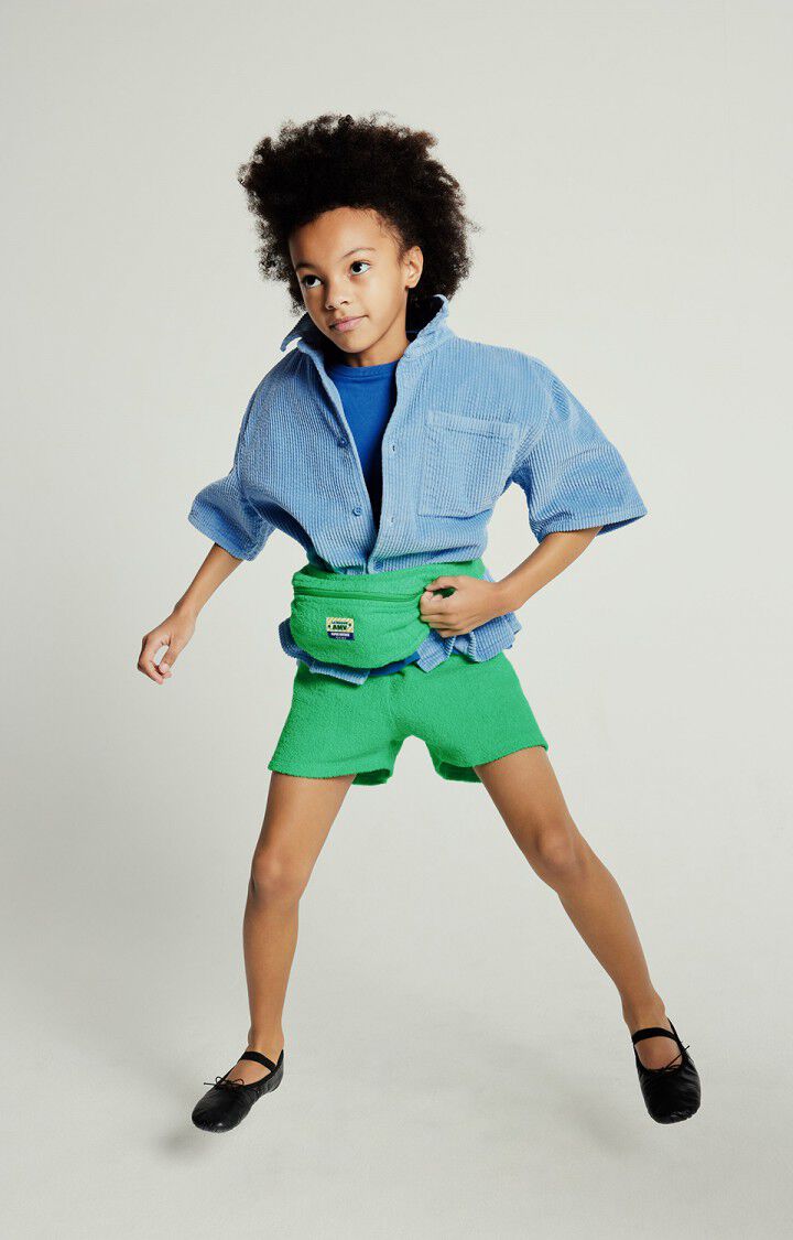 American Vintage Short Enfant Bobypark - VERT FLUO Vert - E25