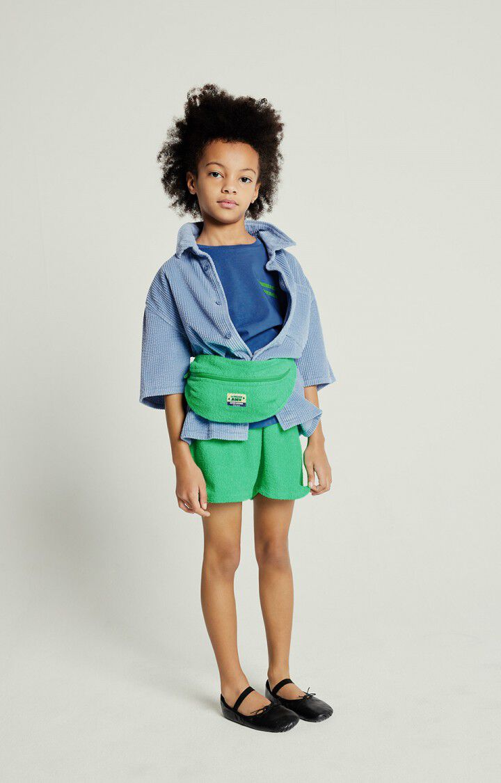 american vintage Short enfant Bobypark - VERT FLUO Vert - E25