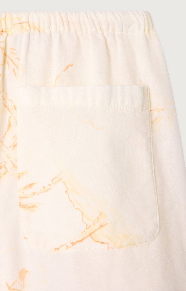 American Vintage Short Enfant Bygoo - MAURICE Blanc - E24